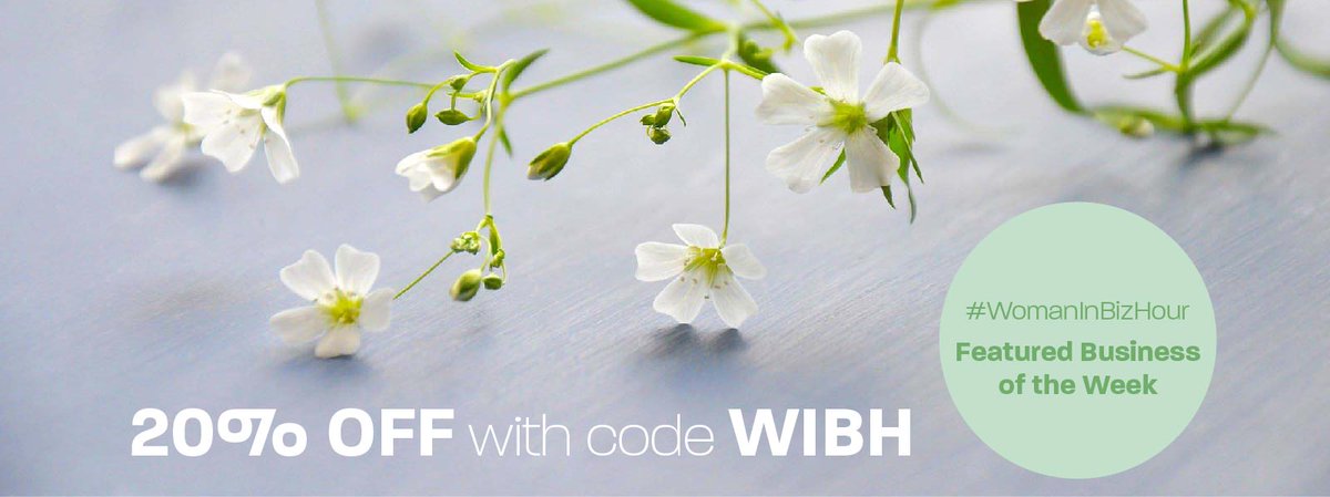 #WomanInBizHour, the well-established Twitter networking group, will be featuring Ginger Mint every day this week, as part of their mission to promote women-led businesses.

To celebrate, we're offering you 20% OFF all week with code WIBH.

#EarlyBiz #smartsocial
