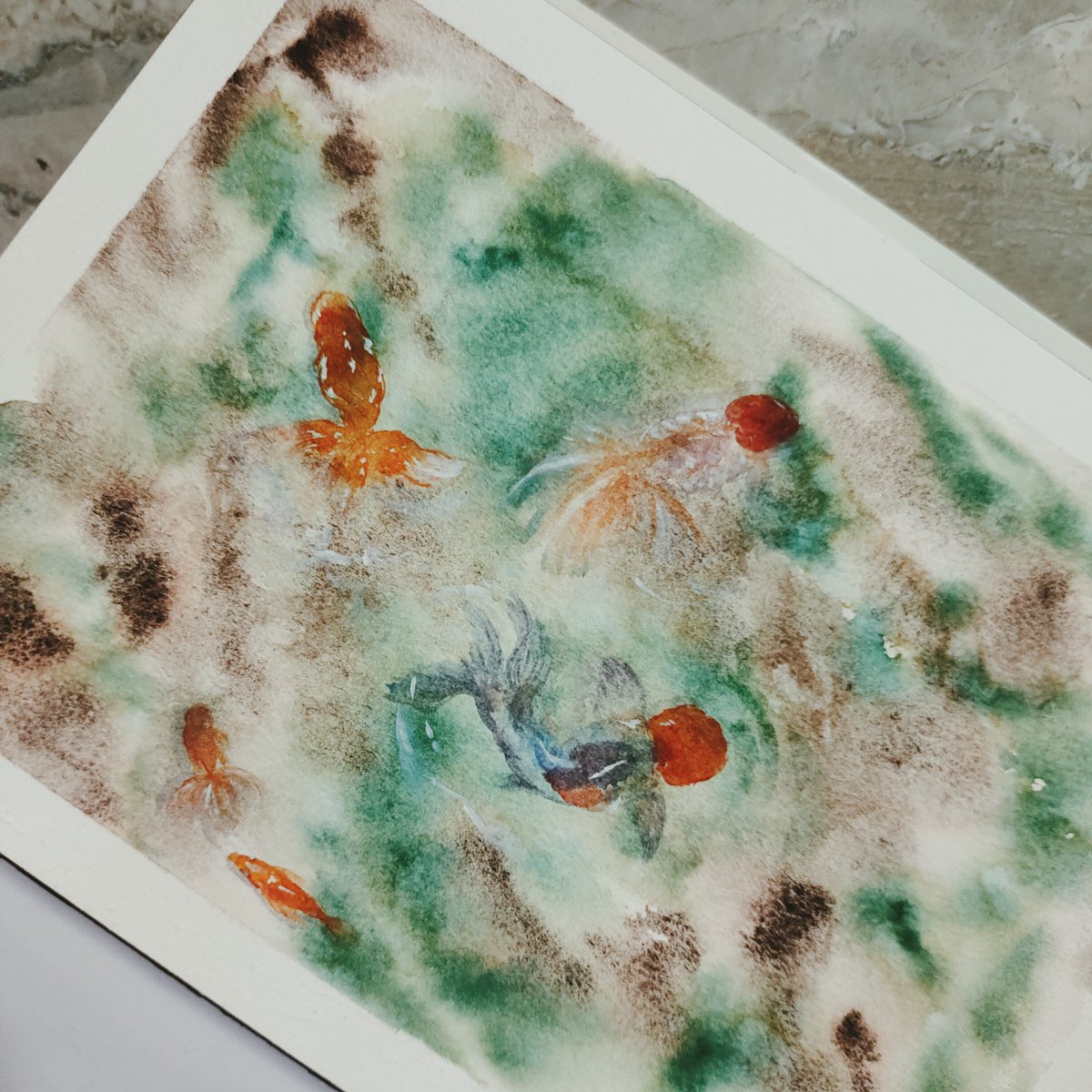 ラララ 風景または大きい絵にはやはりチューブ水彩のほうが使いやすいです 二枚目の色合いのほうが好きです ๑ ㅂ و おすすめ絵の具 T Co Dl2mf0yjmc 水彩絵の具 ポールルーベンス 画材研究タグ 金魚 水彩画 アナログ絵