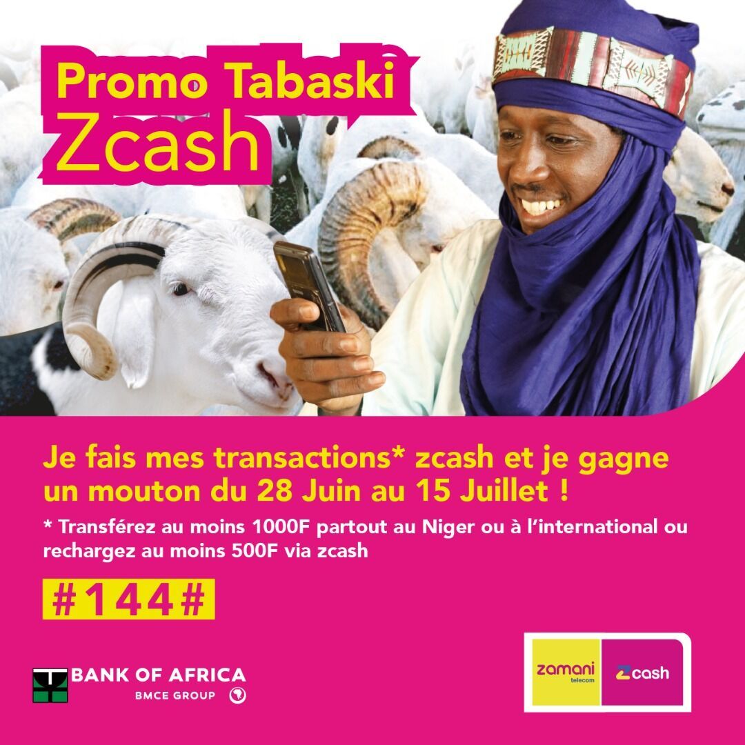 oumou_kane's tweet photo. #TipsDuJour : Comment acheter son mouton de tabaski grâce à Zamani Cash/@ZamaniTelecom?
➡️ Auto-recharge à partir de 500f dans la semaine au #144#2#
➡️ Transfert d'argent inter/national à partir de 1.000fcfa
Votre mouton par tirage grâce à votre mobile money jusqu'au 15 juillet https://t.co/AwbytWoV3U