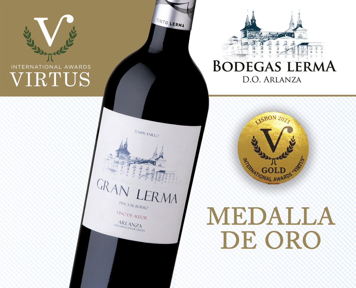¡Gran Lerma ha obtenido la Medalla de Oro en los <a href="/IA_virtus/">International Awards Virtus</a>! Una gran noticia para Bodegas Lerma y para la Denominación de Origen Arlanza, cada vez más reconocida y apreciada tanto a nivel nacional, como internacional. 
#Lerma #GranLerma #Bodegaslerma #Arlanza #virtus #vino