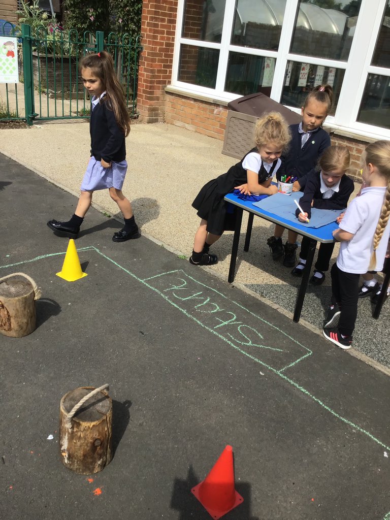 easterside_a's tweet photo. Today we used directional language to move our remote control cars around an obstacle course. We drew a map of this and took turns to follow it. πΊ πΒ #EastersideComputing #EastersideEarlyYears https://t.co/kQegrt3Zqf