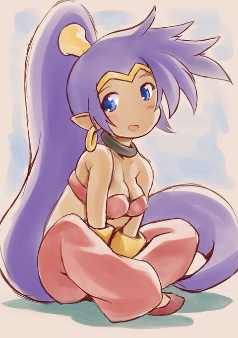 おすわりシャンティさん

#Shantae 