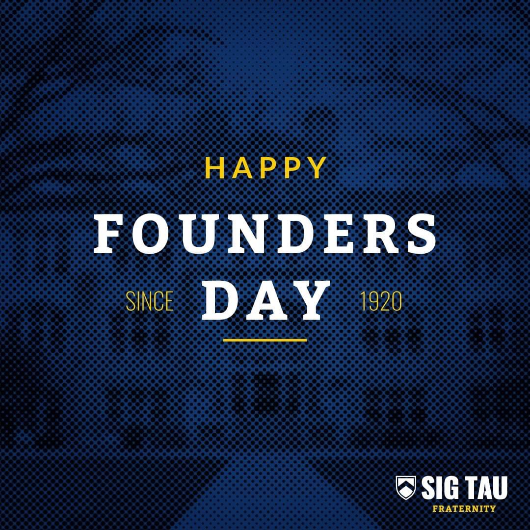THE NEXT CENTURY OF NOBLE MEN
101 years ago today, 17 men came together to plant the seed that has grown into nearly 75,000 noble men. Because of their wisdom, we find our purpose by leading a life filled with integrity &amp; nobility. Happy Founders Day Brothers! #SigTau #SigTau101