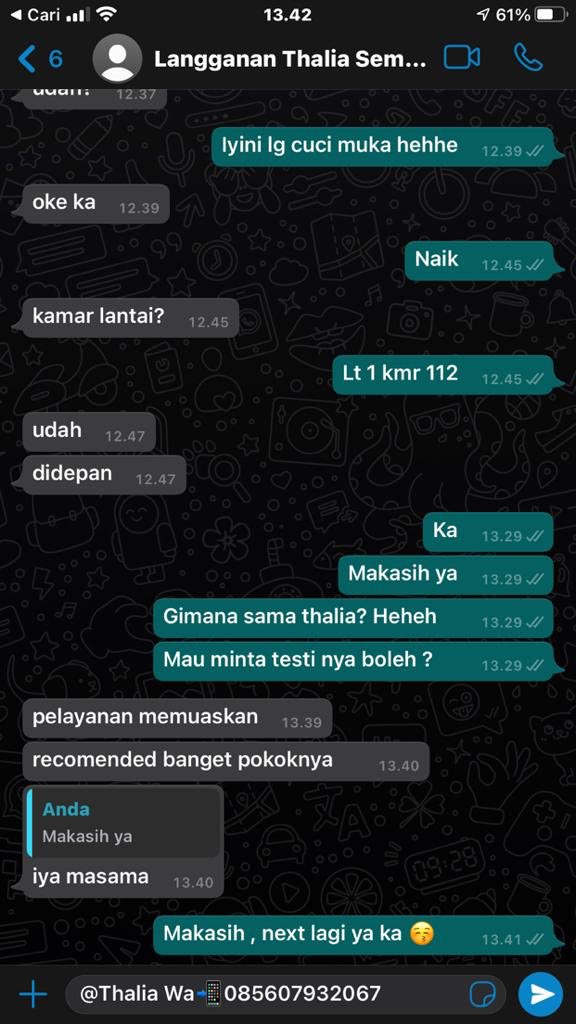 TogeCod1's tweet photo. Thalia Ready 🅱️🅾️
Bisa dadakan 
📲Wa 085607932067

#availmalang 
#availmalangcod 
#angelmalang 
#bomalangcod 
#bomalang 
#malangincluderoom 
#codmalang 
#expomalang 
#excludemalang 
#IncludeMalang 
#malangcod 
#openbomalang 
#RealAccount 
#panlokmalang 
#malangbirahi 
#vcs https://t.co/HErj59tMlI