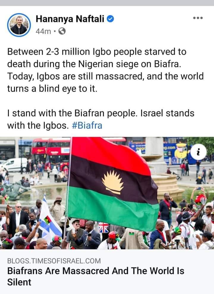 uba_dike's tweet photo. Biafrans We Should All Put In Our Mind That Mazi Nnamdi Kanu Is Doing All He Could To Give Us Biafra. .Now You Can See Israel Is There For BIAFRANS People. .WE ARE GOING HOME SOON.. https://t.co/2XHykfkuVY