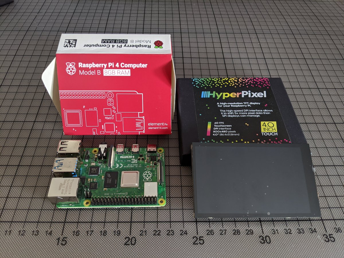 printminion's tweet image. By popular demand I will design 3d printed cases for rectangular #HyperPixel touch by @pimoroni (+@Raspberry_Pi zero). And #HyperPixel square touch +RPi 4 ;)