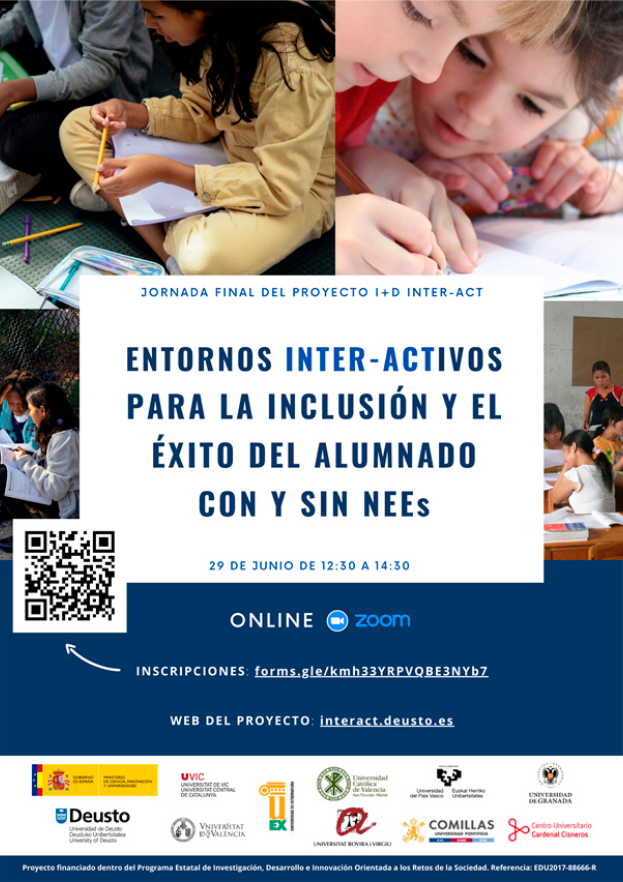 AebeHipatia's tweet photo. 🎁 Mañana martes 29, a las 12:30h., asistiremos online a la presentación de los resultados del Proyecto I+D "Entornos INTER-ACtivos para la inclusión y el éxito educativo del alumnado con y sin #NEE".
🌟¡Aprendizaje e inclusión!
Más info e inscripciones en https://t.co/VHqAOGOkV9 https://t.co/ywVg0TKaAc