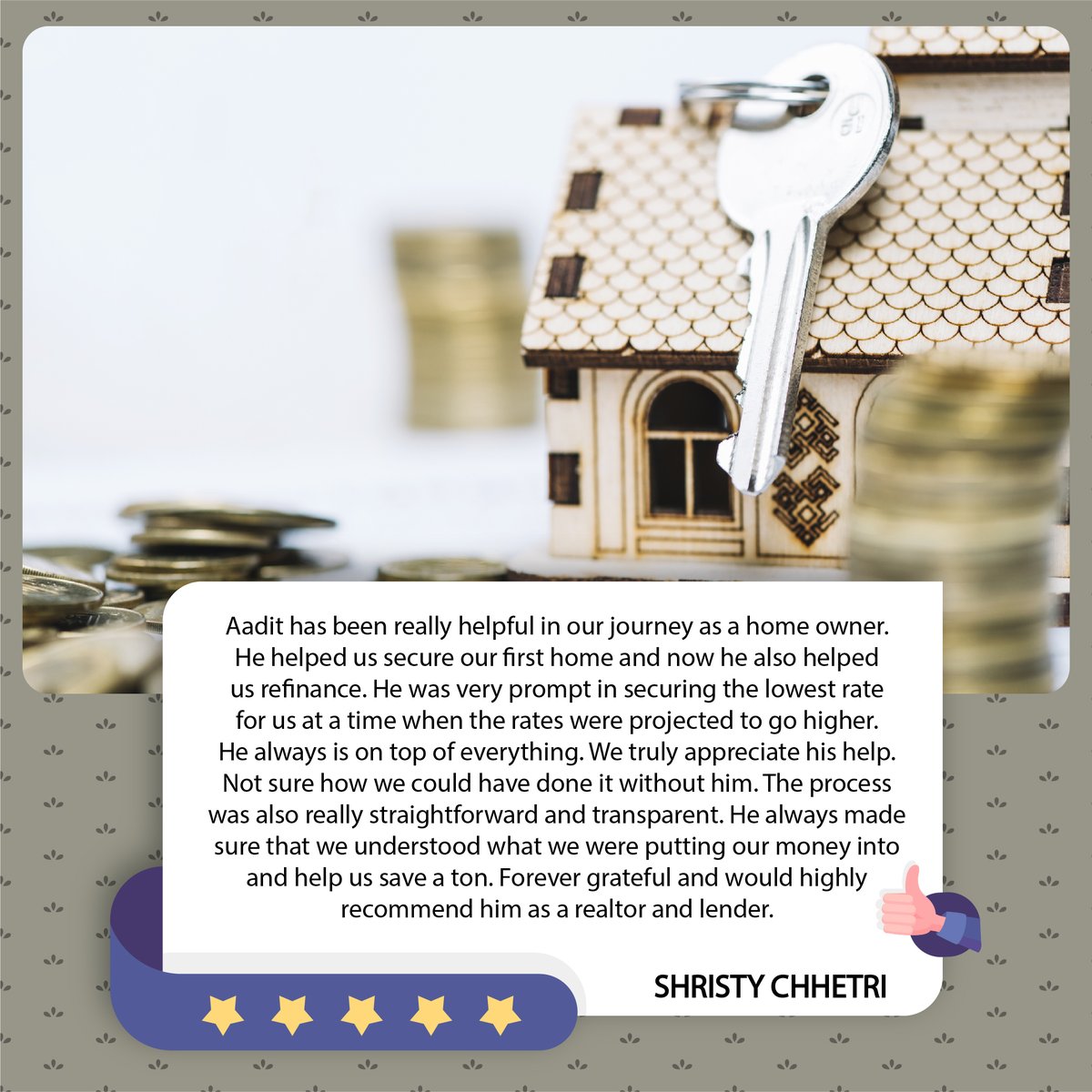 We all need people who will give us feedback. That’s how we improve. 🙂
#clientreview  #clients #clientstatisfaction #customer #shubhmortgage #usa #california #mortgage #refinanceloan #purchaseloan #mortgagerate #mortgagerates #housinginventory #loanadvisors  #homeloan