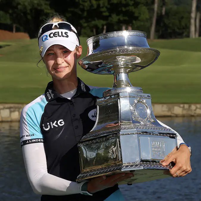 EnergyCCltd's tweet photo. What a weekend for @NellyKorda and Q CELLS 🤩🏆

Korda is the new world no. 1 after claimining her maiden major victory at the KPMG Women’s PGA Championship 🏌🏼‍♀️

As a proud Q CELLS partner, here’s to Nells on this incredible achievement at just 22 years old 👏🏼🥂

#uswomensopen https://t.co/23aTY8ttmP