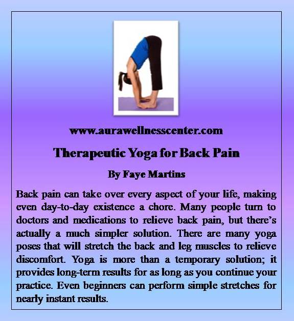 Therapeutic Yoga for Back Pain
@PaulJerard 
#therapeuticyogaforbackpain #yogaforbackpain #yoga  #aurawellnesscenter
bit.ly/3vVZiH2