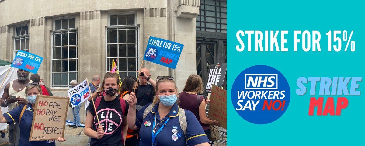 strike_map's tweet photo. 🚨🚨Calling all @NurseSayNO and other NHS campaigners out this Saturday 3 July. 

🖼We have a limited amount of FREE A4 boards-Strike for 15%.

🛒Order for FREE here👇
https://t.co/pjNHECw45P

📦Deadline for guaranteed Saturday is 11am Wednesday 30 June.

#strikemapuk #NHSPay15 https://t.co/7wWQdzakfl