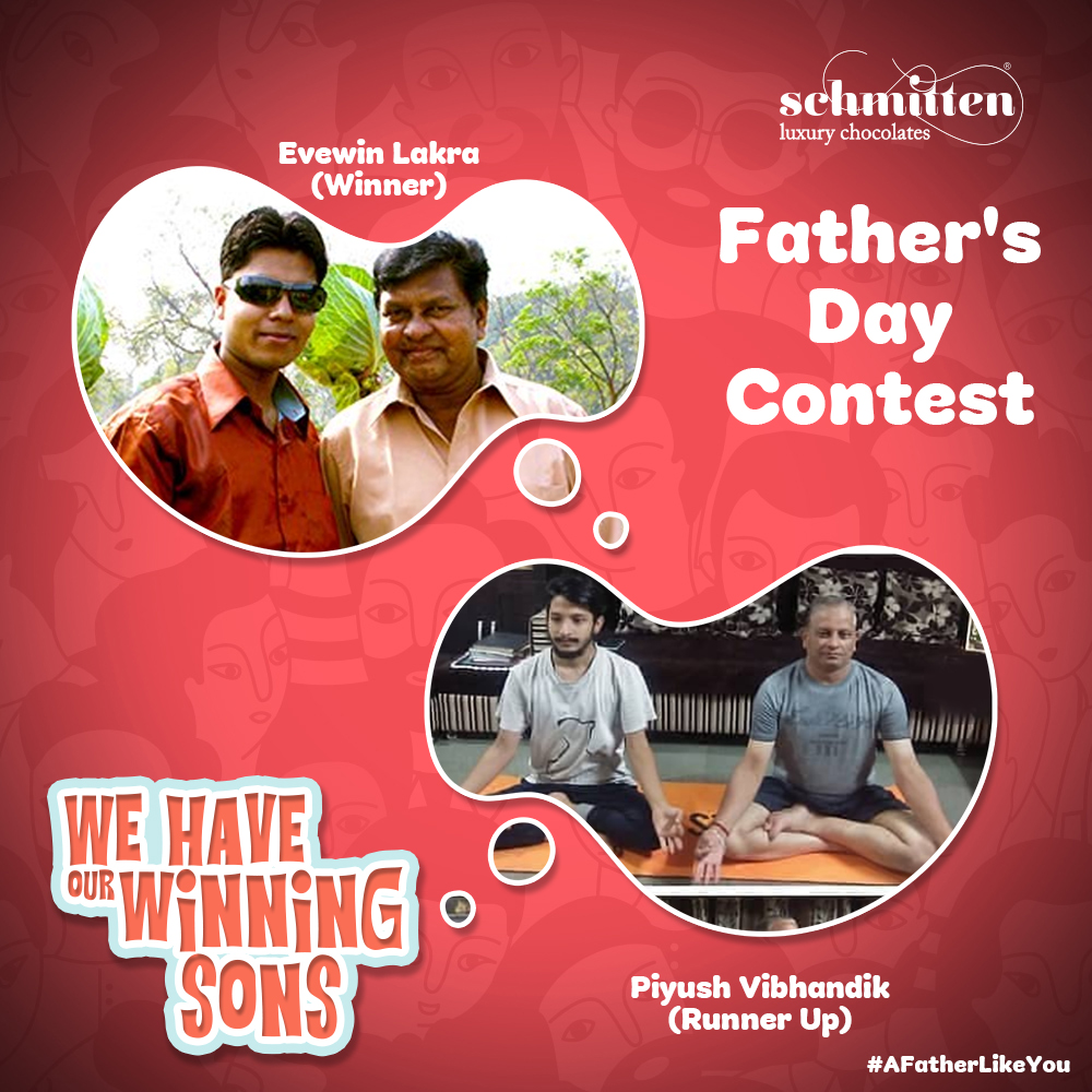 Schmitten_Choco's tweet photo. #Congratulations to the winners of #FathersDay.
#Schmitten encourages every #son and #daughter to spread sweetness and happiness in their #father's life, every day.
#Contest #GiveAway #LuckyComment
#AFatherLikeYou #Papa
#SchmittenChocolates #LuxuryChocolates #ChocolateLovers https://t.co/md0nWhd3fH