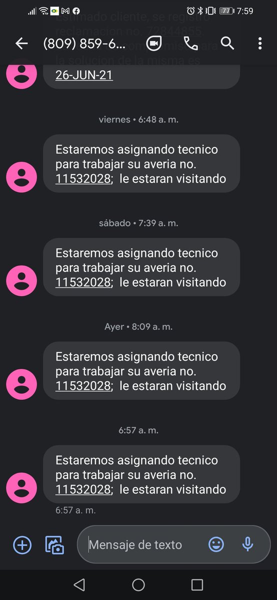 Dia 8 de avería <a href="/SomosAlticeDo/">Somos Altice Dominicana</a> <a href="/altice_do/">Altice Dominicana</a> 
Ya hoy vamos con <a href="/ProConsumidorRD/">ProConsumidor</a> 
Cc <a href="/ClienteRD/">Cliente Dominicano</a> <a href="/IndotelRD/">Instituto Dominicano de las Telecomunicaciones</a>