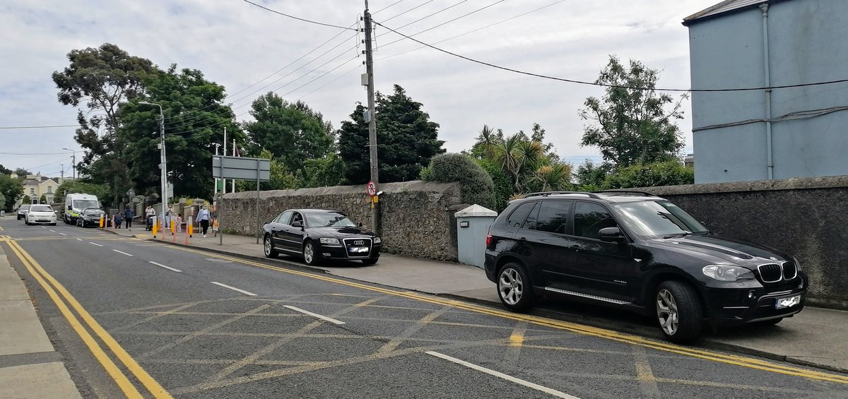 Dundrum_info's tweet photo. Please don't park on the footpaths in Dundrum https://t.co/Wl7a9Mfm3l