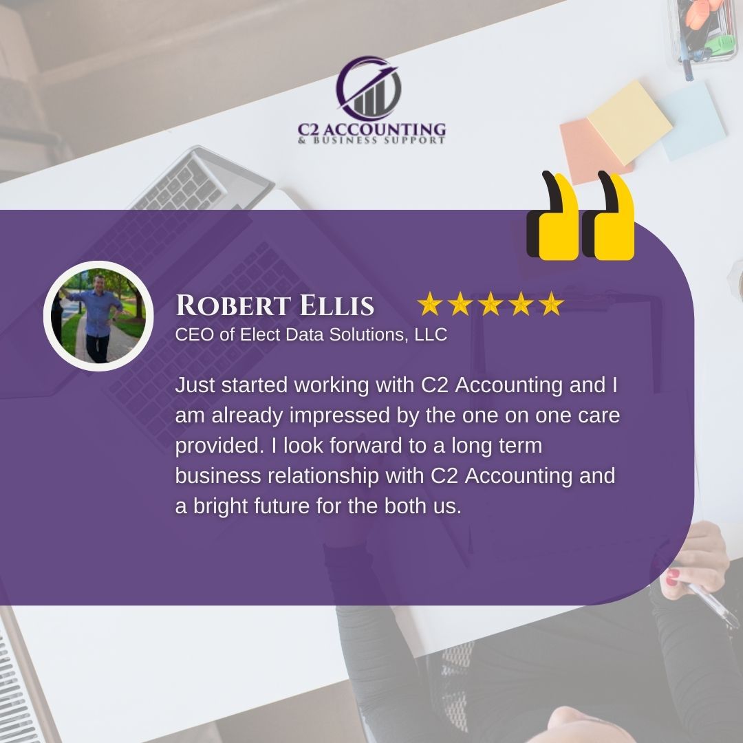 Thank you for your amazing review.

#businesslife
#accountinglife
#accountingfirm
#financialaccounting
#c2accounting
#smallbusiness
#buildingyourtribe
#Money