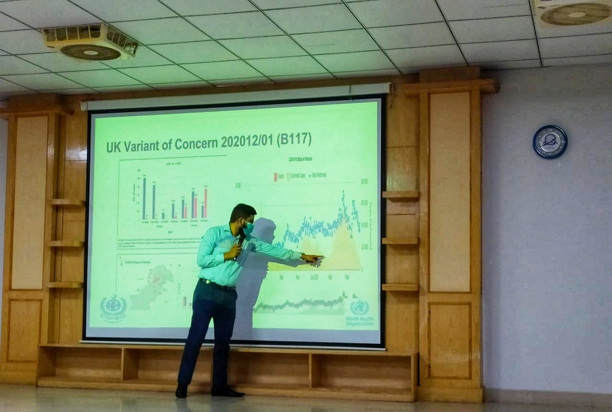 NIH along with WHO and the Government of Sindh jointly conducted training on "COVID-19 Laboratory Diagnostic Methods" at DOW University of Health Science, OJHA Campus Karachi.