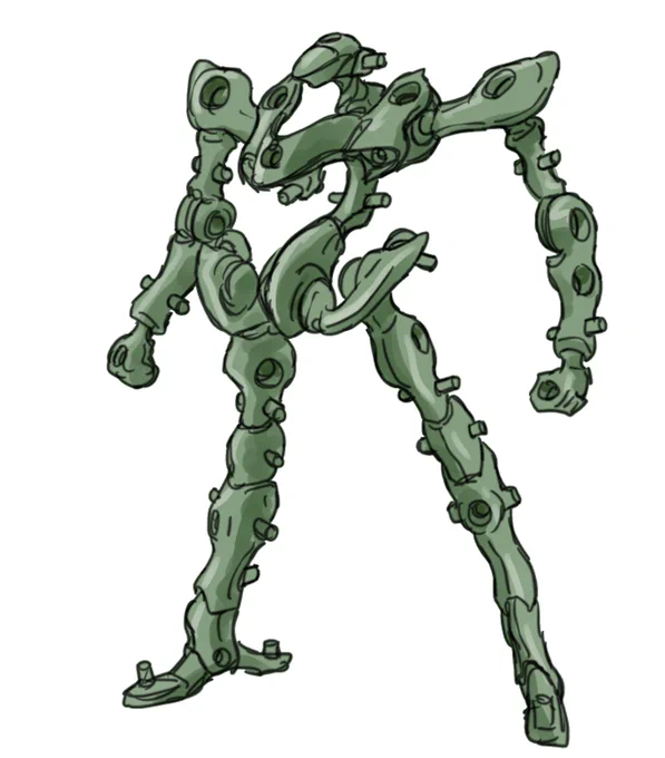 20分ラクガキ こういうフレームの玩具が欲しい 毎年どこかでこういうフレーム玩具が出てるじゃないですか 自分だったらこういうデザインにしてみます 変形とか色々入れ込みたい 