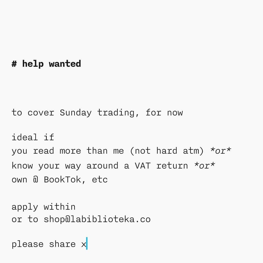 Hiring. Need someone to join the LaB family, so I can spend more time with mine. x