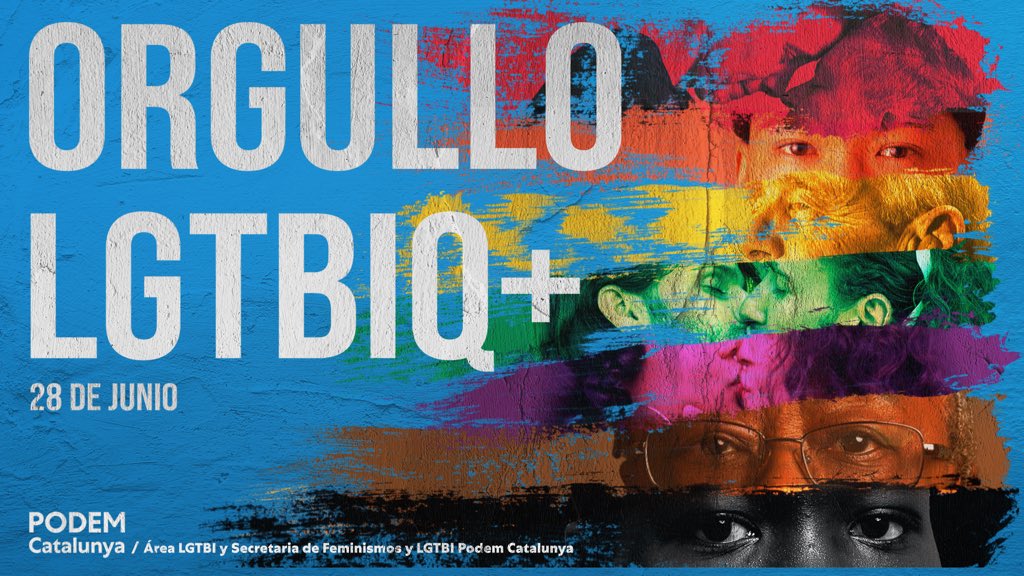 podem_cat's tweet photo. 🏳️‍🌈 Avui és el dia del #orgull i és molt important recordar que totes les persones tenen dret a ser felices, sense haver de justificar qui són, com se senten o a qui estimen.

✍️ Llegeix el manifest 👉 https://t.co/MSDAYfGIBY

#Orgullo2021 https://t.co/iaG5lBbSRv