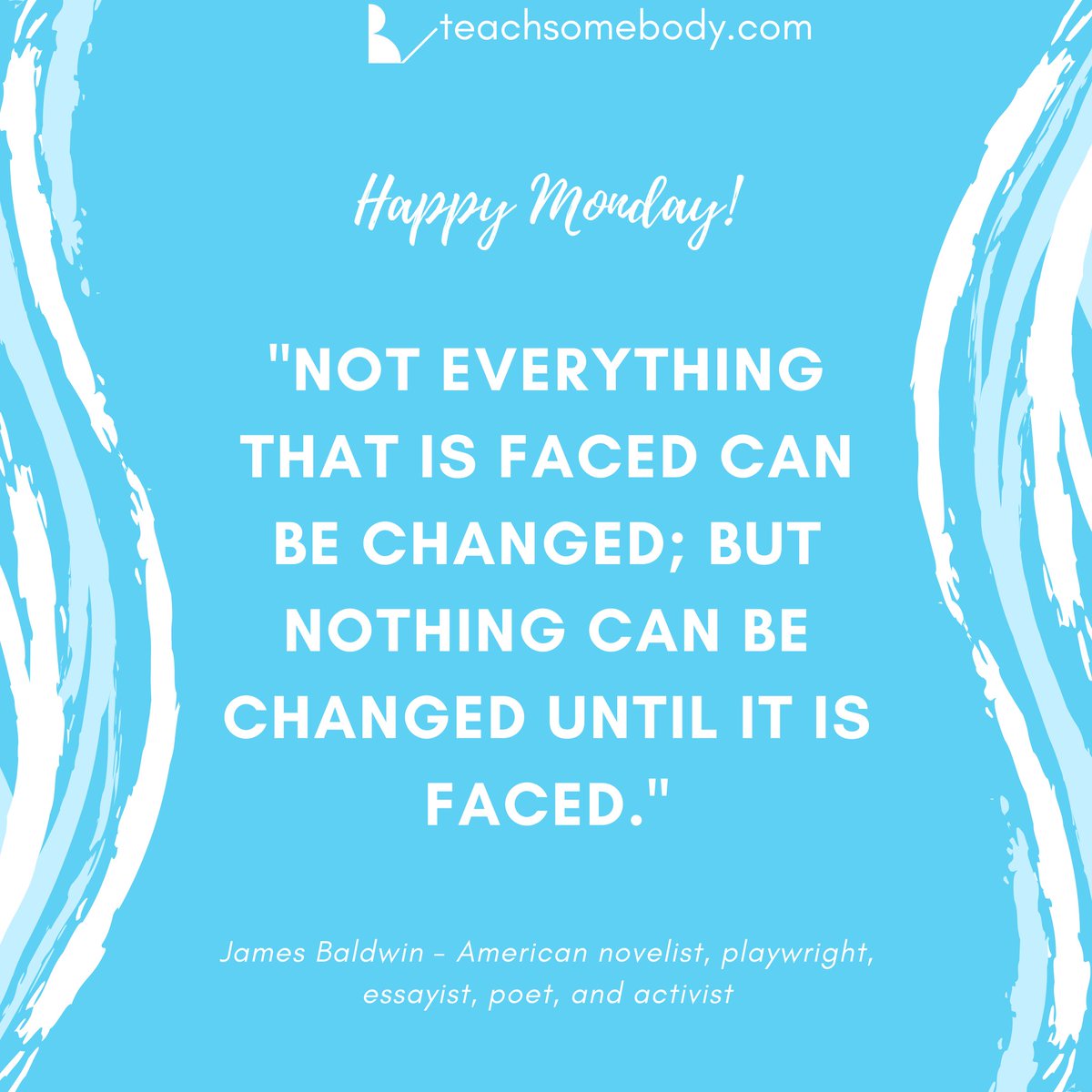 WeTeachSomebody's tweet photo. You can't change everything as some things are simply out of your control! But.... you can change your response to that challenge!

Have a great week ahead! 

Start learning at: 🌎 https://t.co/73JRHyOdMO

#mondaythoughts #MondayMotivation #Motivation https://t.co/rx1ua0JVuO