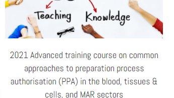 GAPPja's tweet photo. #MondayMotivation today we kick-start our #training &amp; #elearning for #experts &amp; #CompetentAuthorities!
Find out the latest on processing #reproductive #cells &amp; #nonreproductive #tissues #cells 
#ESHRE2021 #ESHRE2021OnTheGo #infectiousdiseases #clinicaldata #blood #safety #COVID19 https://t.co/K9RrcbKgnu