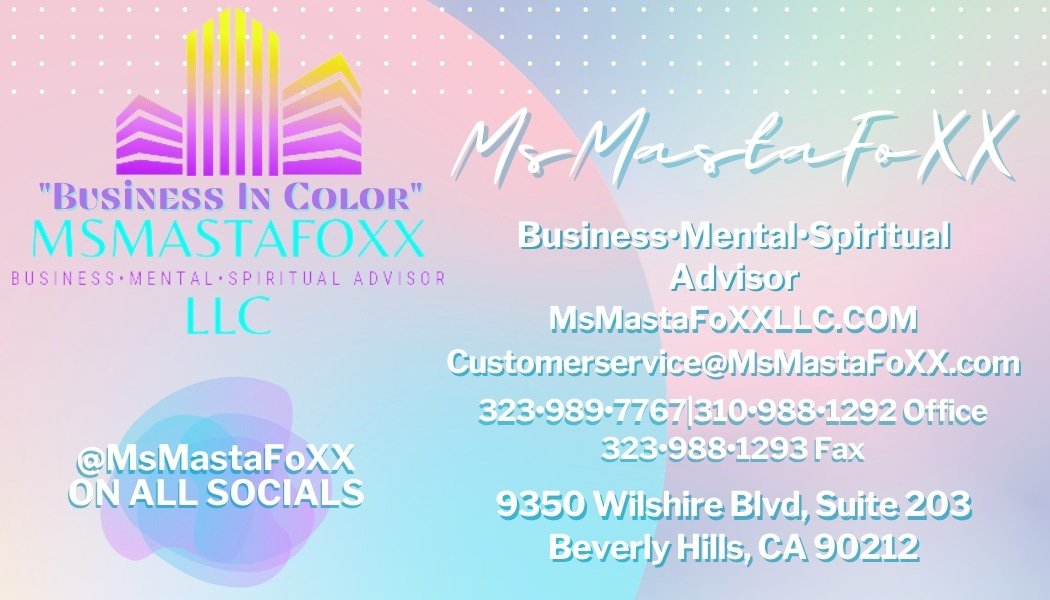 PayYourSelfBoss's tweet image. My Business Card 🥰 "Business In Color" @MsMastaFoXX Is The #PayYourSelfBoss
&amp;amp; Can Help You Be One Too!
"PayYourSelf MastaMind BootCamp" Starts July 1st! Learn How To Pay YourSelf In 30 Days! DM Me To Secure Your Spot!
@MastaWealthKeys #MagnticMoneyMasta #WeathBuilders