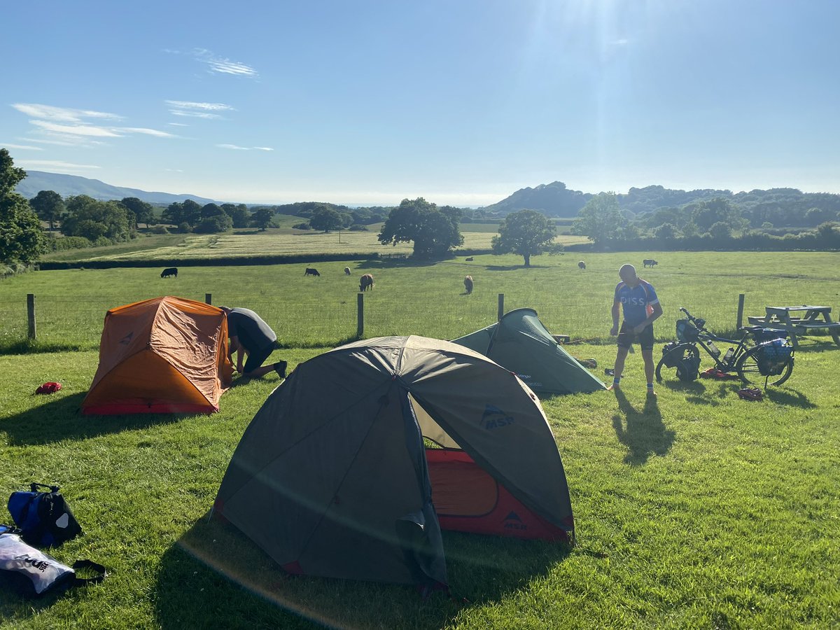 Started with rain ended with sunshine cycle touring in Yorkshire #goholistay <a href="/GOoutdoors/">GO Outdoors</a>