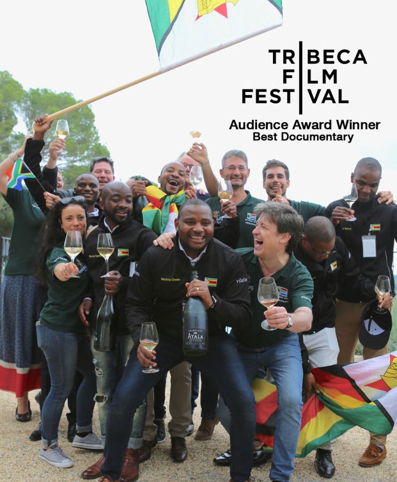 Congratulations, #TeamZimbabwe - Blind Ambition WON the Documentary Audience Award at #tribeca2021!🥳We’re proud of you @tnashenyamudoka  
#sommelier