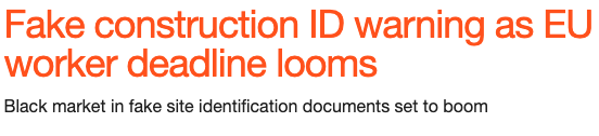 The Square can help you verify your workforce for Identity documents, right to work &amp; HMRC checks. As the EU Settlement Scheme looms this month are you compliant?Please call our team on 02038686303 #construction #contractors #compliance #labourforce #rtw #brexit #loveconstruction