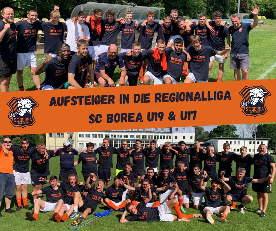 Zurück in der Regionalliga! Mehr als stolz auf unseren Nachwuchs. #Doppelaufstieg