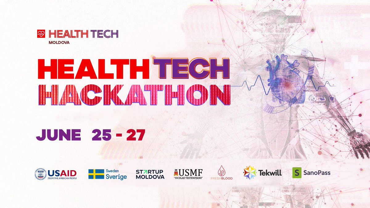SPorcescu's tweet photo. Honoured to be a member of the jury within the first HealthTech Hackathon organized in Moldova. Very interesting solutions and enthusiastic teams. Congratulations to the winners, as well as to all participants! https://t.co/YqDUVO7kyr