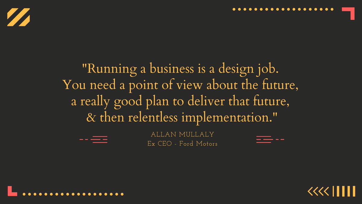tmjpras's tweet photo. After reading the book "American Icon - Alan Mulally &amp; the fight to save ford motor company by Bryce G. Hoffman. This has become my all-time favorite quote. 

#vision #plan #action https://t.co/8XCLSdNmwR