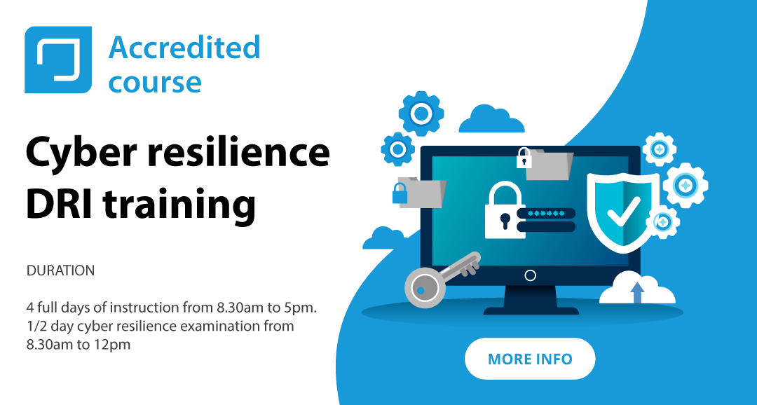 ResilienceGuard's tweet photo. Business continuity and cyber security must integrate within every organisation. This #course is worth 32 Continuing Education Activity Points towards recertification. https://t.co/1OnnQulQR2

#cybersecurity #securityawareness #cloudsecurity #training #courses https://t.co/mxqY0PXDR5