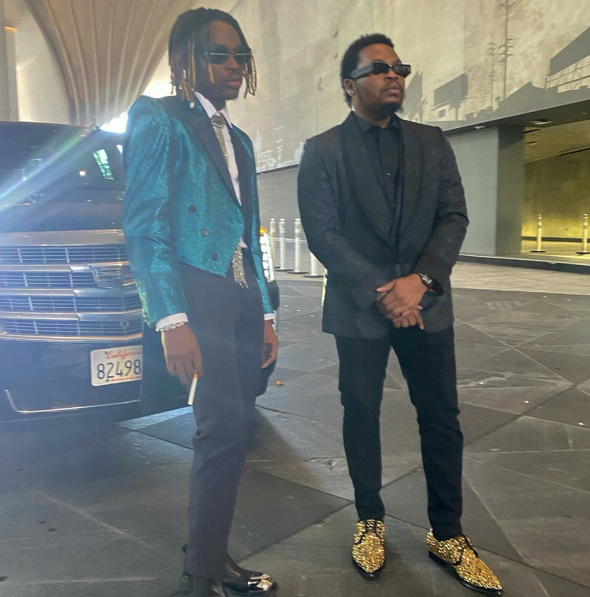 AllOlamide1's tweet image. Olamide x Fireboy DML yesterday at #BETAwards 🤩