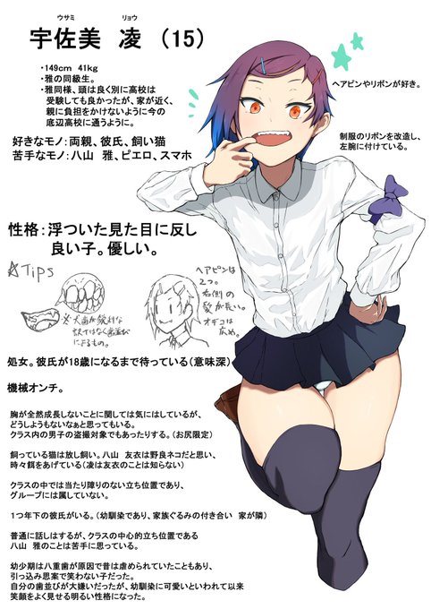 あ、こいつの設定です 