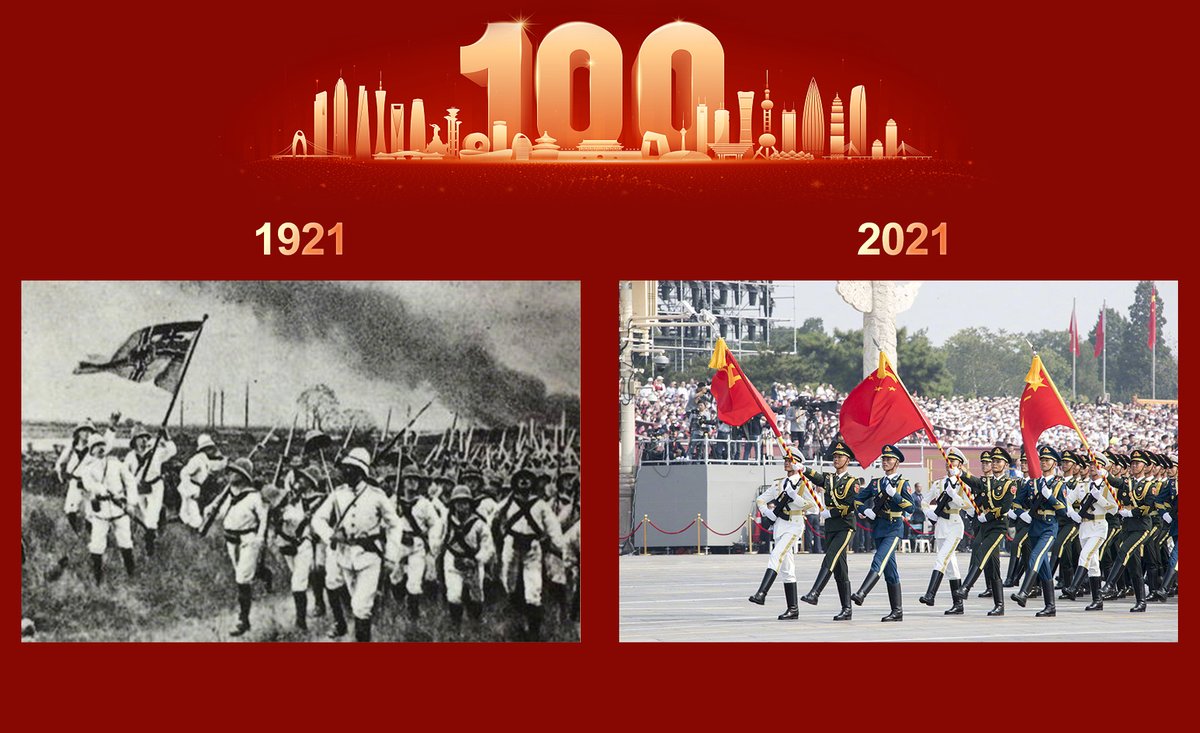 ChineseEmb_FJ's tweet image. #CPC100YEARS

100 years ago, aggressive wars brought untold sufferings to the Chinese people.

Nowadays, China’s military stays firmly committed to safeguarding national independence, sovereignty and territorial integrity. 

#2DAYSCountdown