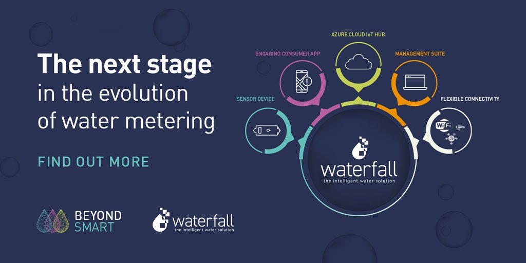 WaterfallSmart's tweet photo. With advantages that outstrips standard ‘smart’ metering solutions, Waterfall can elevate any Water Consultant’s pitch. Get the guide to find out more. https://t.co/y7tY1srqRg

#beyondsmart #smartmeter #pr19 #pcc #waternetwork #watercompany #waterconsultant https://t.co/dbkY9ocBVP