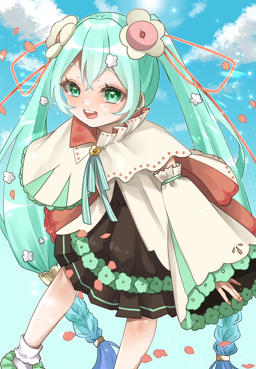 初音ミク ,null 「マジミラミクちゃん可愛すぎて…🤭💕 

#マジカルミライ2021  #初音ミ」|透霞はる汰のイラスト