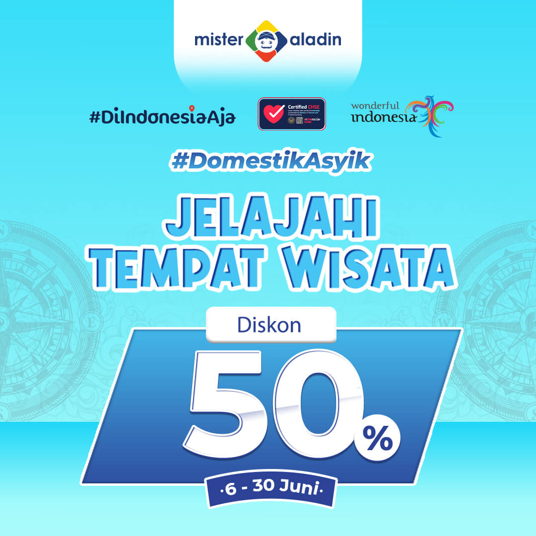 SeputariNews's tweet image. Mau menyepi sekaligus jaga diri dengan #LiburanAman? Yuk nikmati diskon 50% untuk jelajah beragam destinasi wisata terbuka dengan promo #DomestikAsyik dari Mister Aladin. Download aplikasi Mister Aladin sekarang dan pesan paket turnya sebelum 30 Juni
#MisterAladin #SemuaAdadiSini