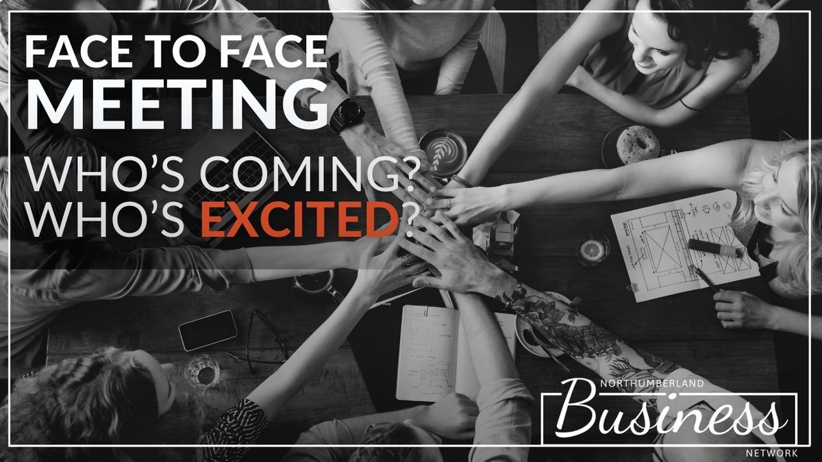 Can’t wait to see some of you a week on Wednesday at our first face to face meeting in over a year

Who’s coming? Who’s excited?

#businessnetworkingevent #northumberlandbusiness #networkingbusiness #businessnetwork #networking #business #smallbusiness #businessowners