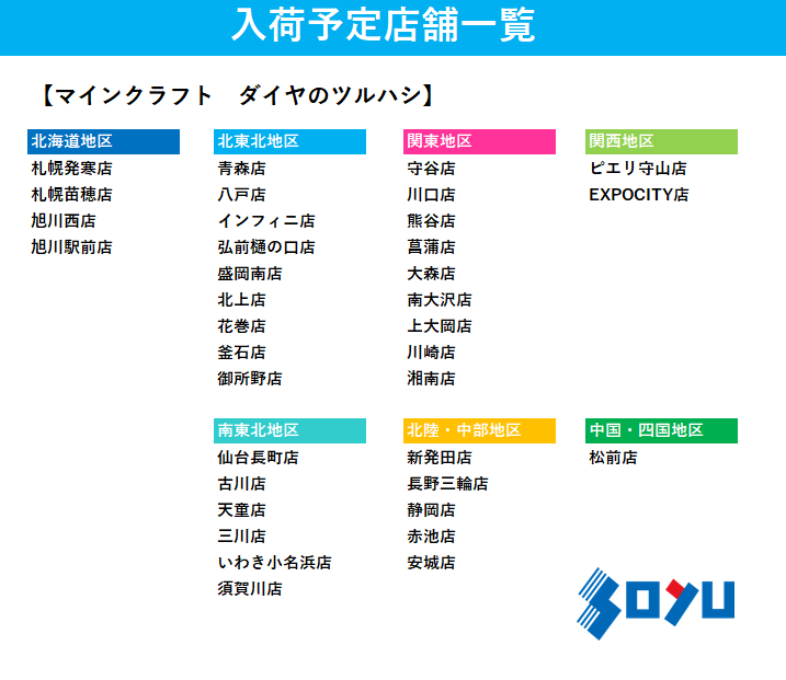 ソユー アミューズメント商品部 公式 Minecraft から 前回大人気だった ダイヤの剣 に続いて 今回は ダイヤ のツルハシ がプライズに登場します マイピッケルを持てば 普段の採掘がもっと楽しくなるはず 気になる方はお近くのソユーの ソユー アミューズメント商品部 公式 Minecraft から 前回大人気だった ダイヤの剣 に続いて 今回は ダイヤ のツルハシ がプライズに登場します マイピッケルを持てば 普段の採掘がもっと楽しくなるはず 気になる方はお近くのソユーの