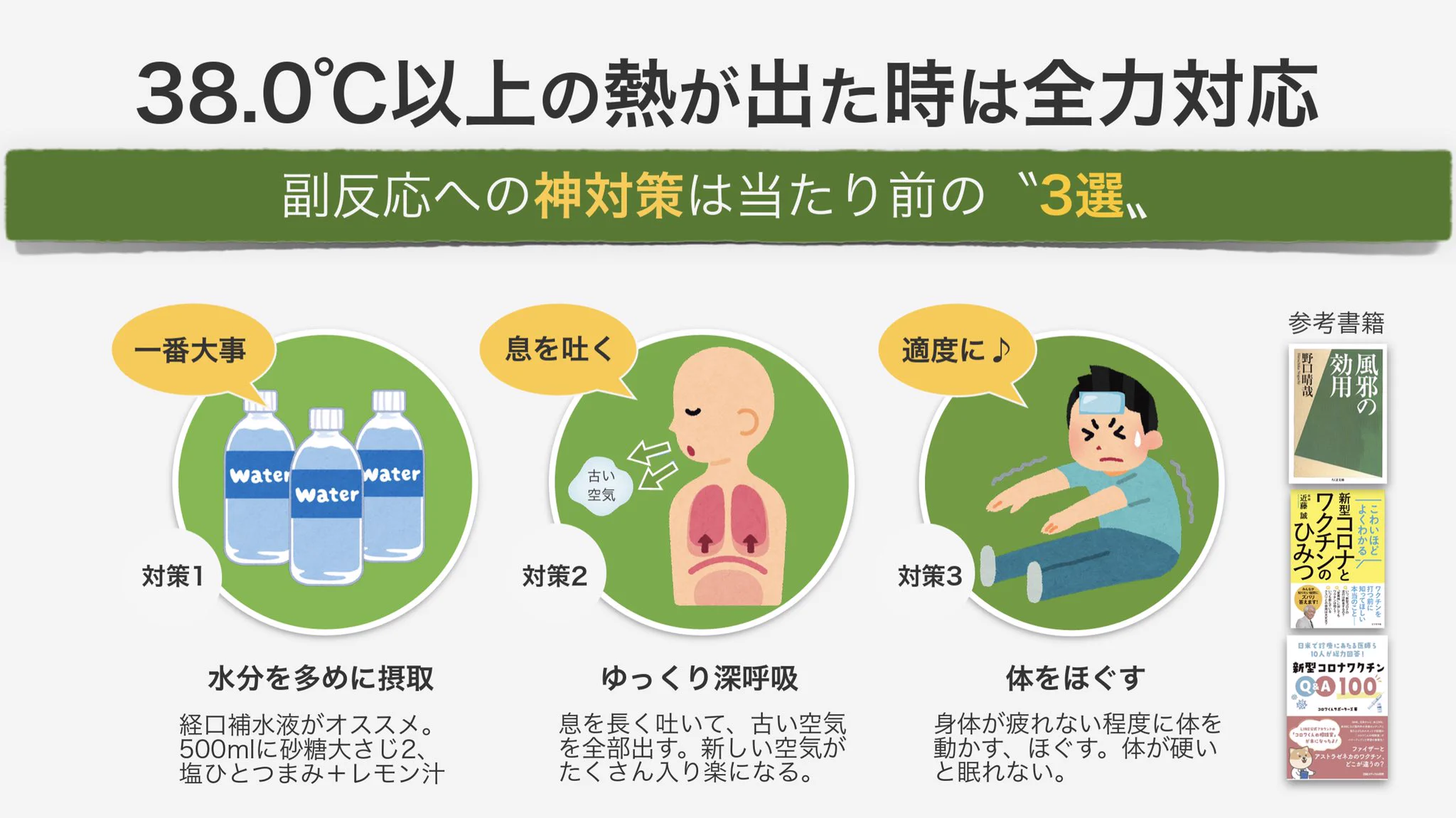備えあれば憂いなし！ワクチンを打つ予定がある人へ「副反応への神対応」