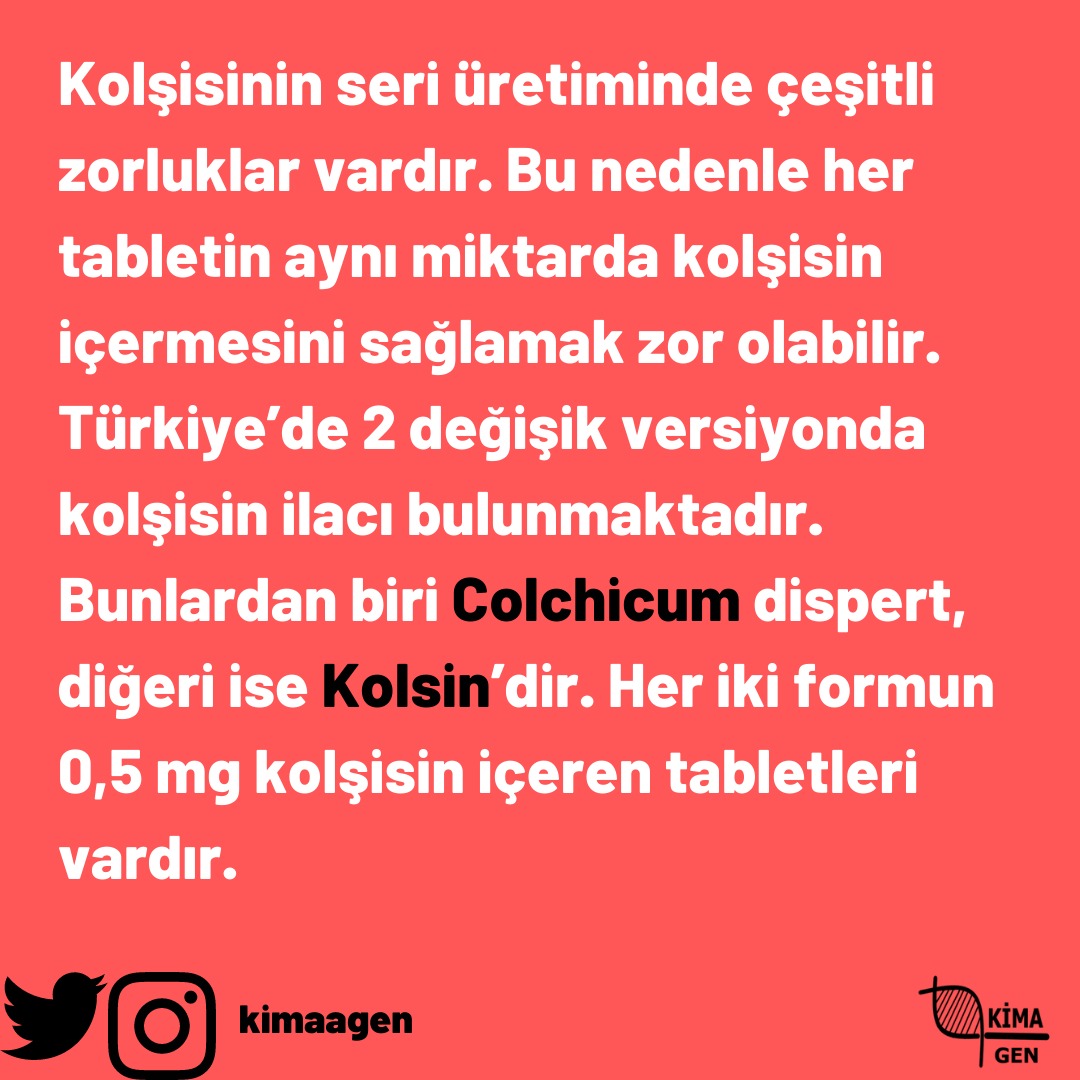 kimaagen's tweet photo. Ailevi Akdeniz Ateşi  hastalığının  tedavisinde kullanılan  Kolşisinin  ne olduğunu  biliyor musunuz?  
@fmfgrubu @befemder @RaDiChallenge @CihanTastan_PhD https://t.co/PKkfiHteLH