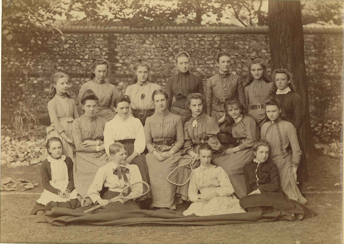 It's the start of #Wimbledon today! We'll be tweeting over the course of the tournament but #DidYouKnow that #tennis was the first ever sport played at our school. It was introduced in 1884. 🎾