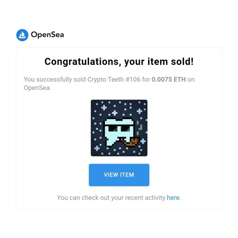 AriaWorkshop's tweet photo. 🚨COLLECTOR ALARM🚨
@_ryd0g grabbed the Alien Tooth 💖🦷👽
Thank you for joining onboard ! Glad to have you as a collector 💖
#nft #NFTCommunity #nftartist #nftcollector #nftcollectors #teeth #tooth #cryptoteeth
https://t.co/RYjCUacufQ https://t.co/LzrhCsIBAJ