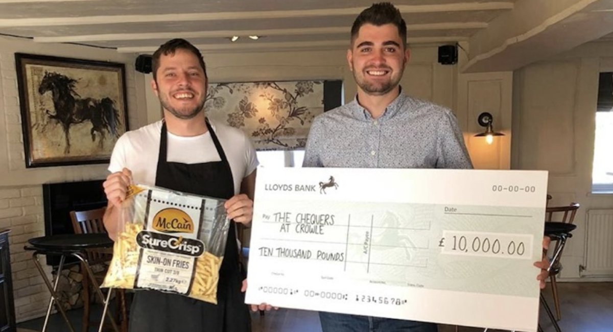 🎉 WIN £10k of kitchen equipment! 🎉

Our last winners were The Chequers at Crowle who used the £10k prize money to extend their garden capacity. 🏆

Together let's make that moment! The competition is still on, enter here: bddy.me/3hgEFjB 🔥

#ChefsUK #ChefCompetition