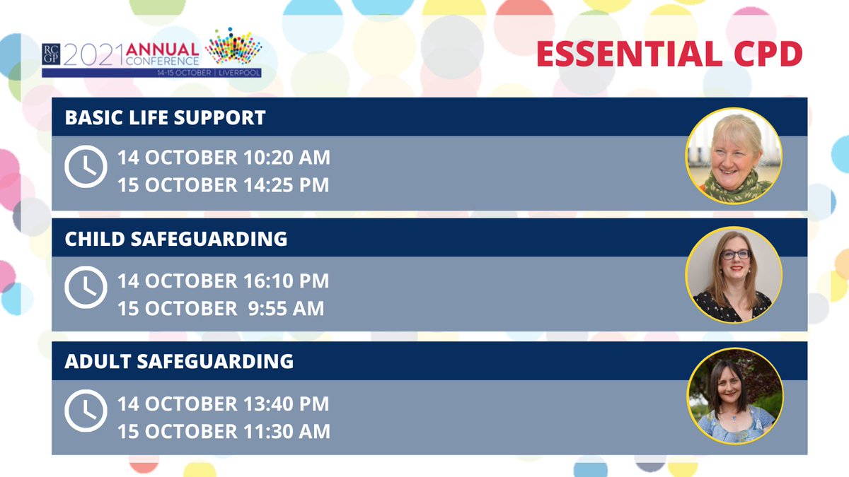 RCGPAC's tweet photo. We now have 6 essential CPD sessions confirmed, to ensure you’re up to date with the latest practices and crucial learning on adult and child safeguarding and basic life support. Browse the programme to discover more. https://t.co/mxTUrJX9pI #RCGPAC #essentialCPD https://t.co/5gYKR8Fw7f