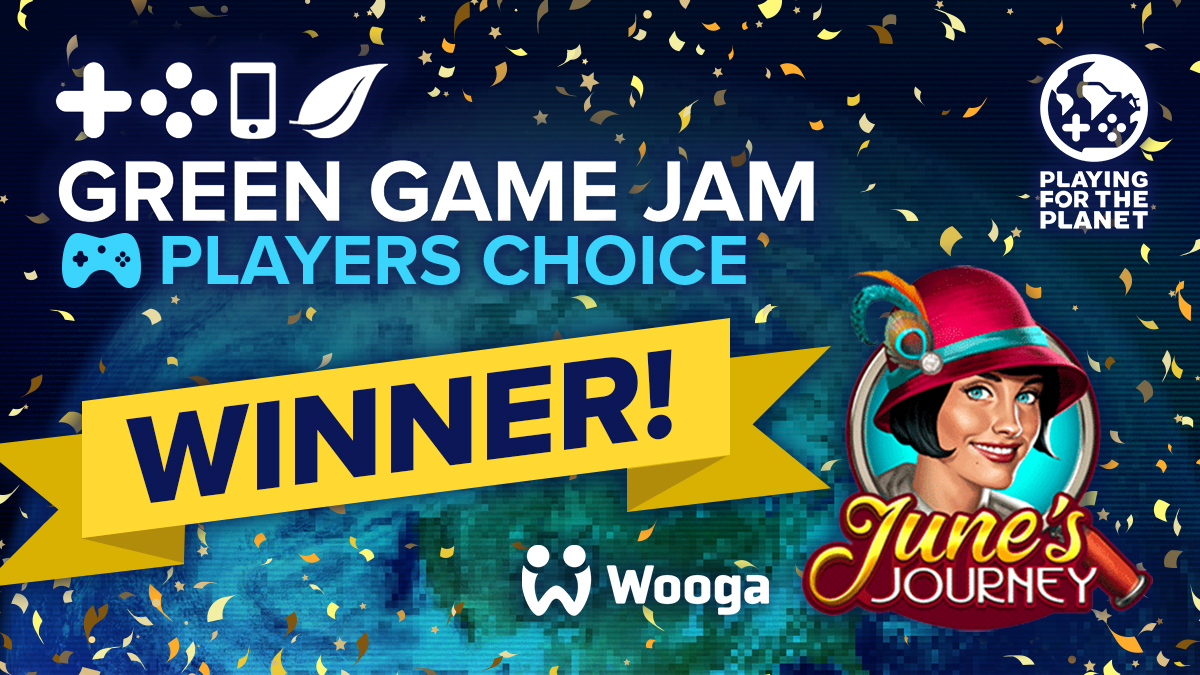 The votes are in! A huge congratulations to <a href="/Wooga/">min wooga</a> for nabbing the top spot for their green activation in <a href="/JunesJourney/">June's Journey</a>! Thank you to everyone who took the time support their favourite game. You can still check out all the entries here playing4theplanet.org/greengamejam
#playing4theplanet