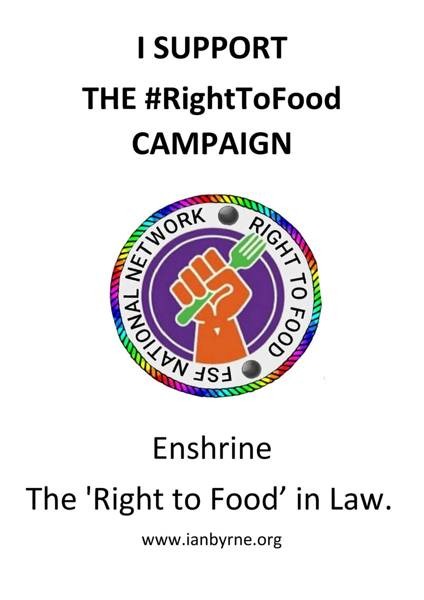 Our ask is a simple one....

Download this, do a selfie, post it on Social Media and use the hashtag #RightToFood 

Let's get it trending...
Let's get Britain fed
