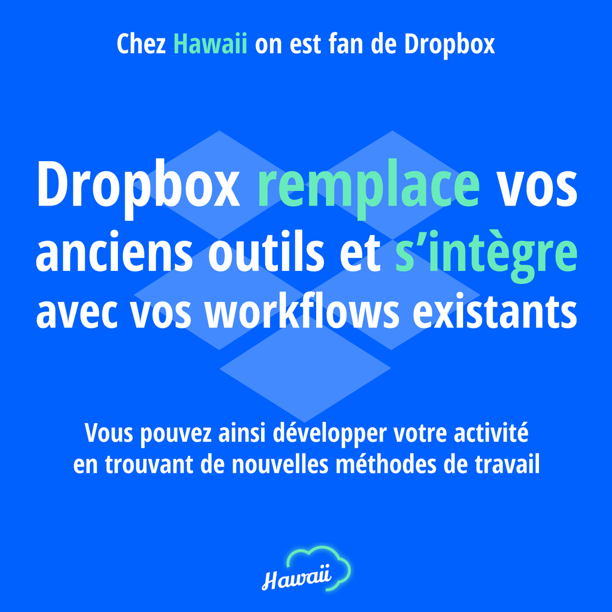 hawaii_fr's tweet photo. #Dropbox Business élimine les difficultés qui vous empêchent de travailler. Libérez-vous des tâches inutiles et restez concentré sur votre métier ! 😎
#digital #stockage https://t.co/hIvX98JpoG